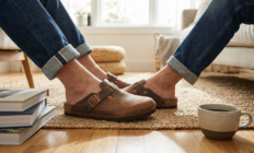 Birkenstock til herrer, der fungerer til hverdag, arbejde og fritid